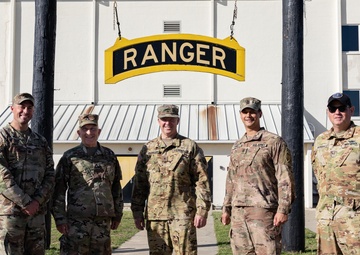 Retired Ranger Training Battalion Commander Visits Camp Rudder