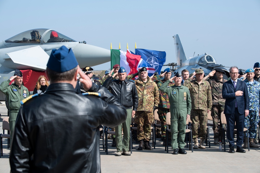 US joins NATO flyover celebrating UK certification