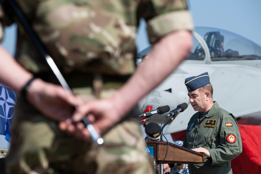 US joins NATO flyover celebrating UK certification