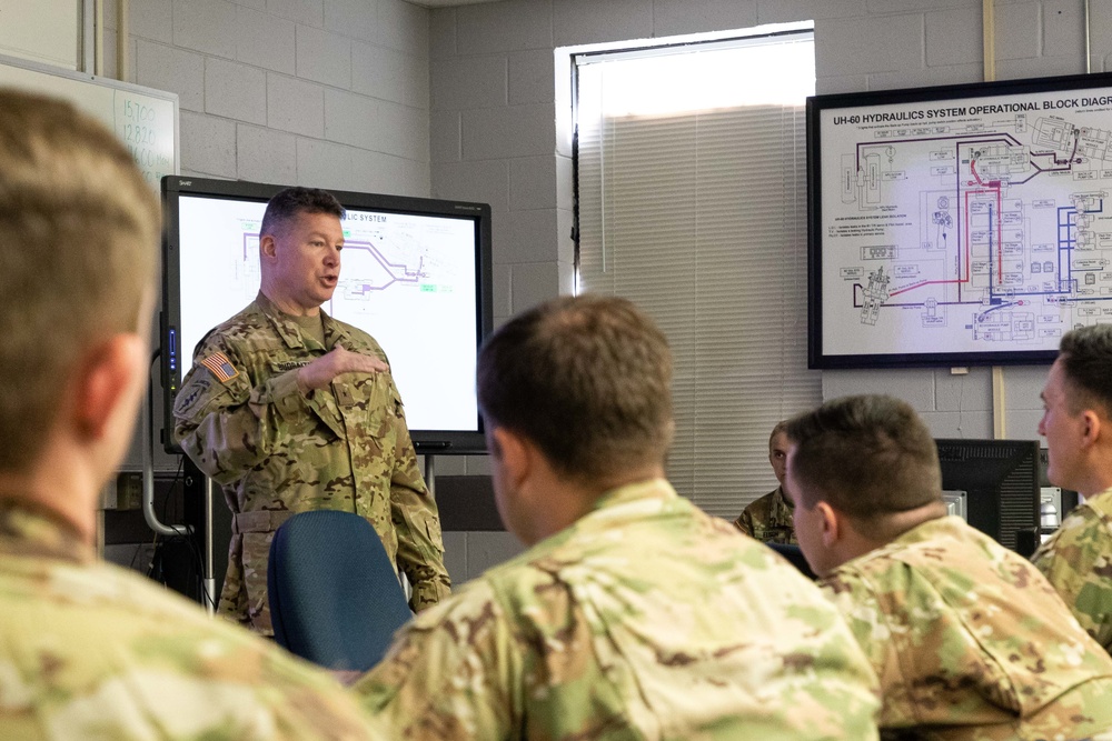 BG Budraitis visits USAACE Pilots and Rangers!