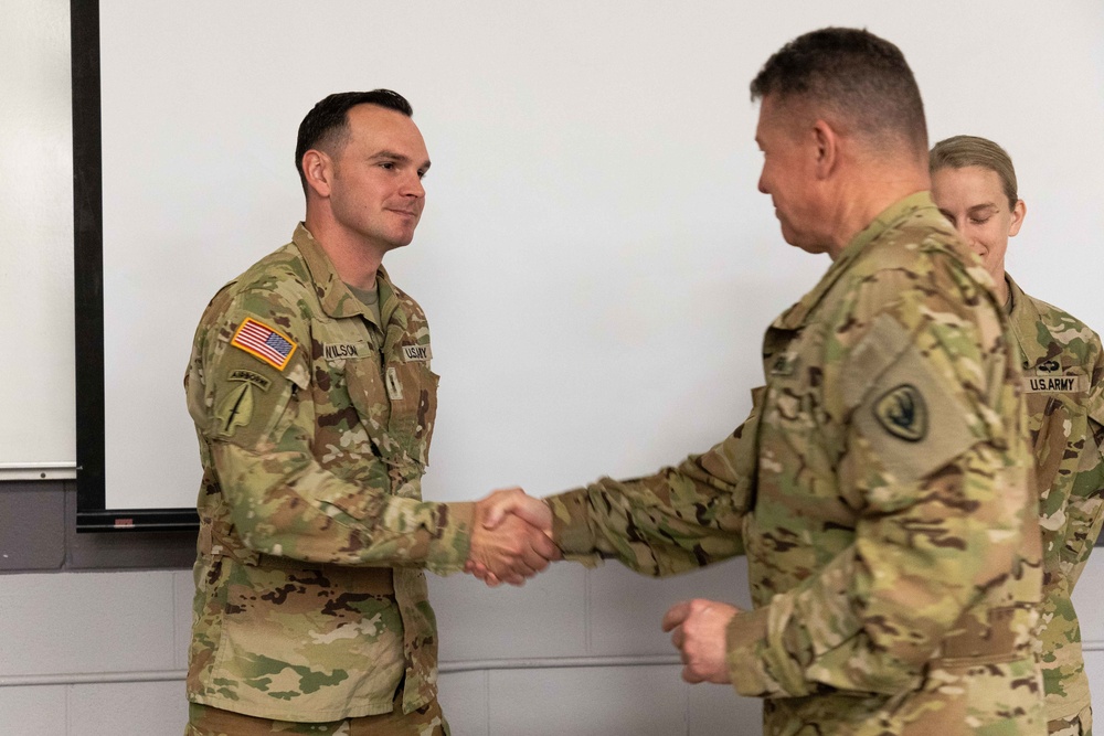 BG Budraitis visits USAACE Pilots and Rangers!
