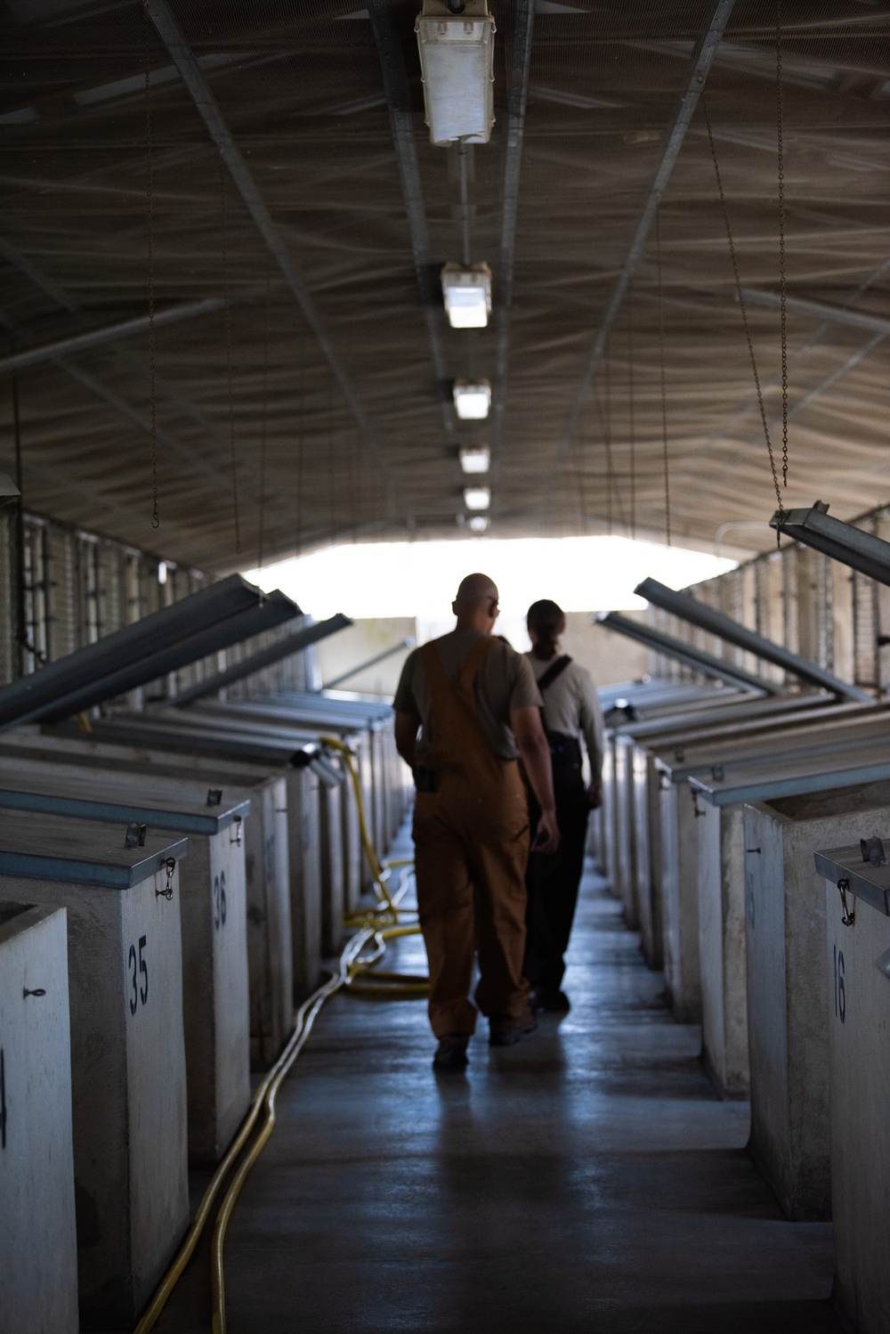 37 TRG Command Team Cleans MWD Kennels