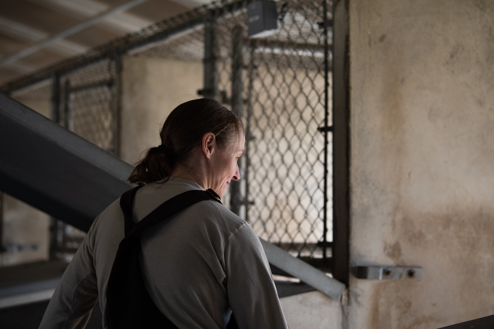 37 TRG Command Team Cleans MWD Kennels