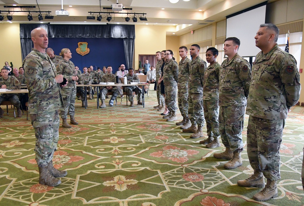 Keesler's first Dragon University Airmen receive mentor patches