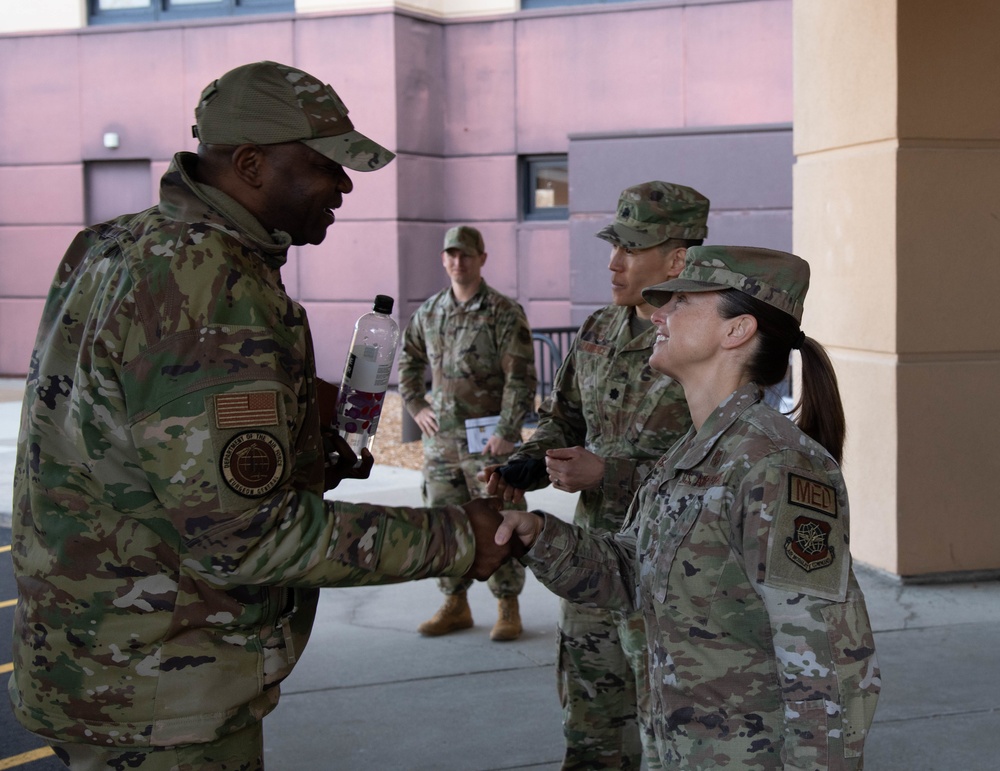 Brig. Gen. Flowers visits Scott AFB