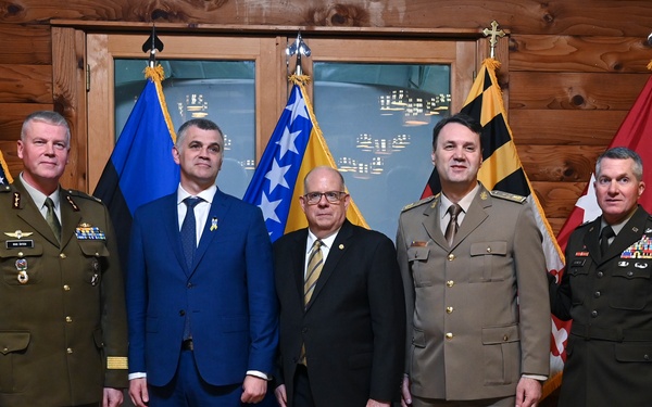 Maryland National Guard Celebrates Partnerships With Estonia, Bosnia and Herzegovina