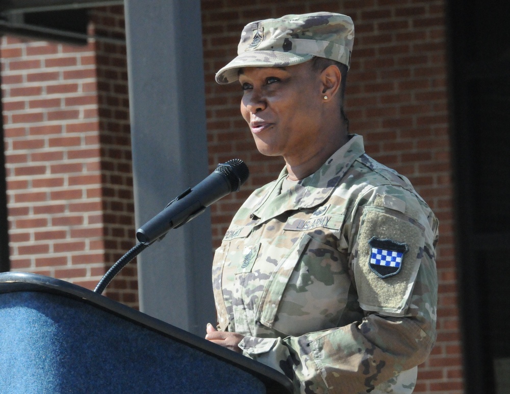 Army Reserve division welcomes first African-American, female senior-enlisted leader