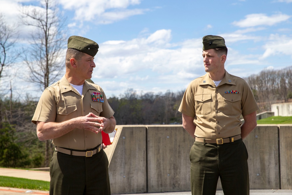 Capt. Timothy Cottell Receives Navy and Marine Corps Medal for Heroic Actions