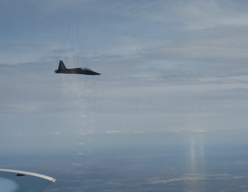 T-38 Talons fly training mission