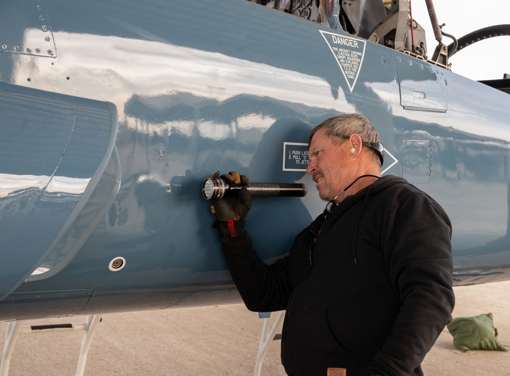 T-38 Talons fly training mission