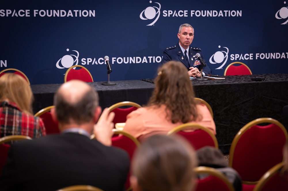 Lt. Gen. Whiting hosts Space Operations Command Media Roundtable