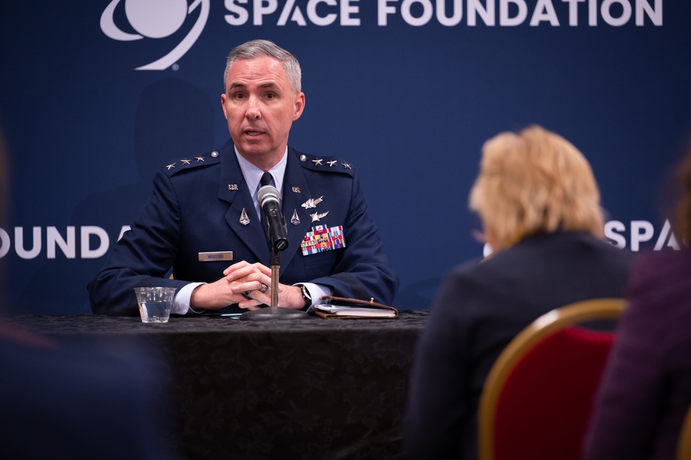 Lt. Gen. Whiting hosts Space Operations Command Media Roundtable