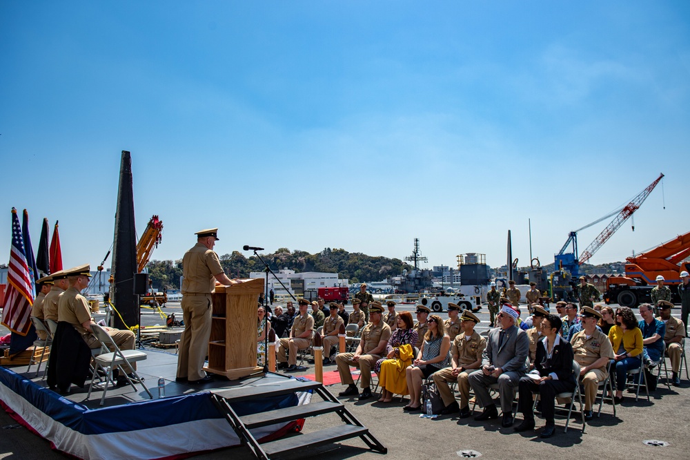 USS Ronald Reagan (CVN 76) Master Chief Miller Retirement Ceremony