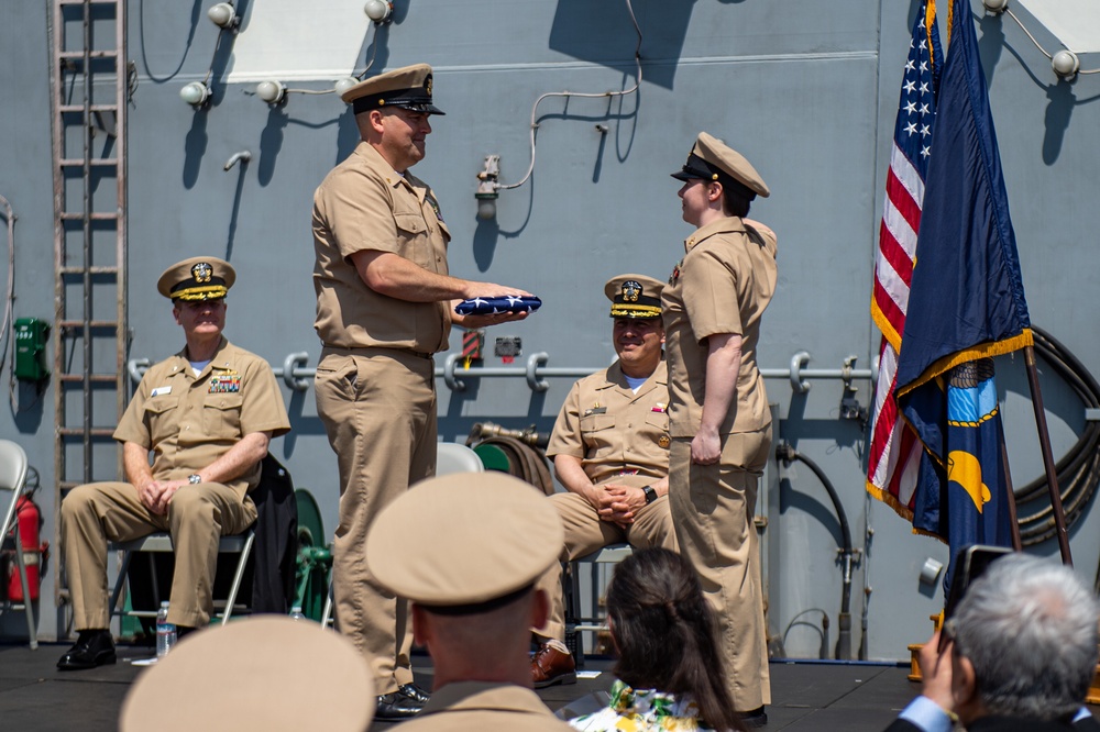 USS Ronald Reagan (CVN 76) Master Chief Miller Retirement Ceremony