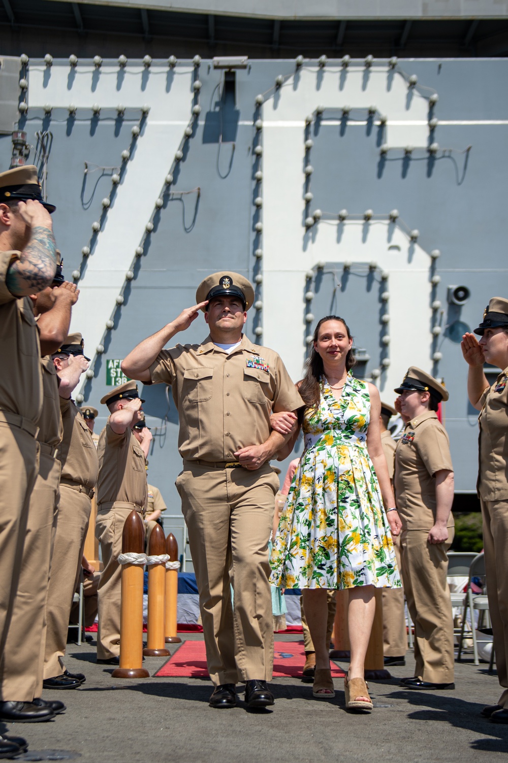 USS Ronald Reagan (CVN 76) Master Chief Miller Retirement Ceremony