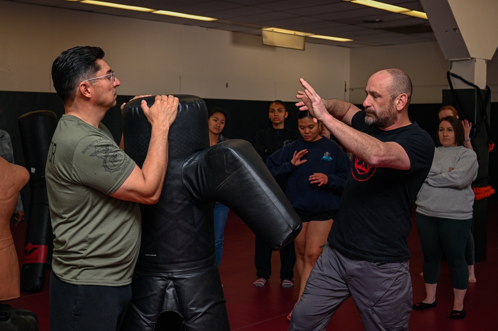 Security Forces hosts women's self defense class