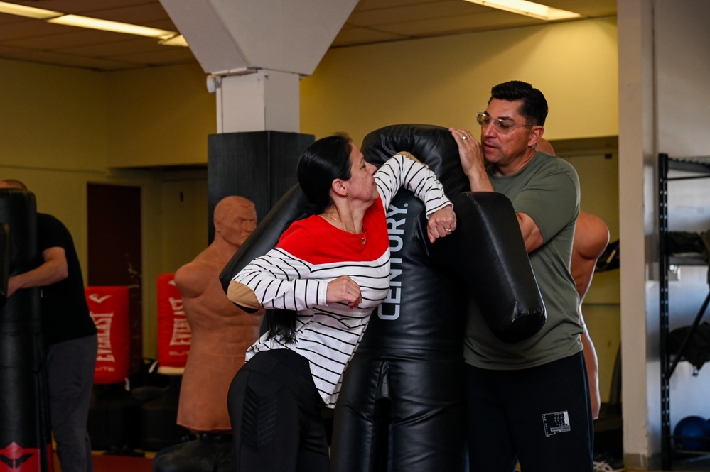 Security Forces hosts women's self defense class