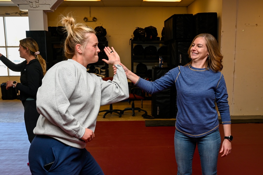 Security Forces hosts women's self defense class