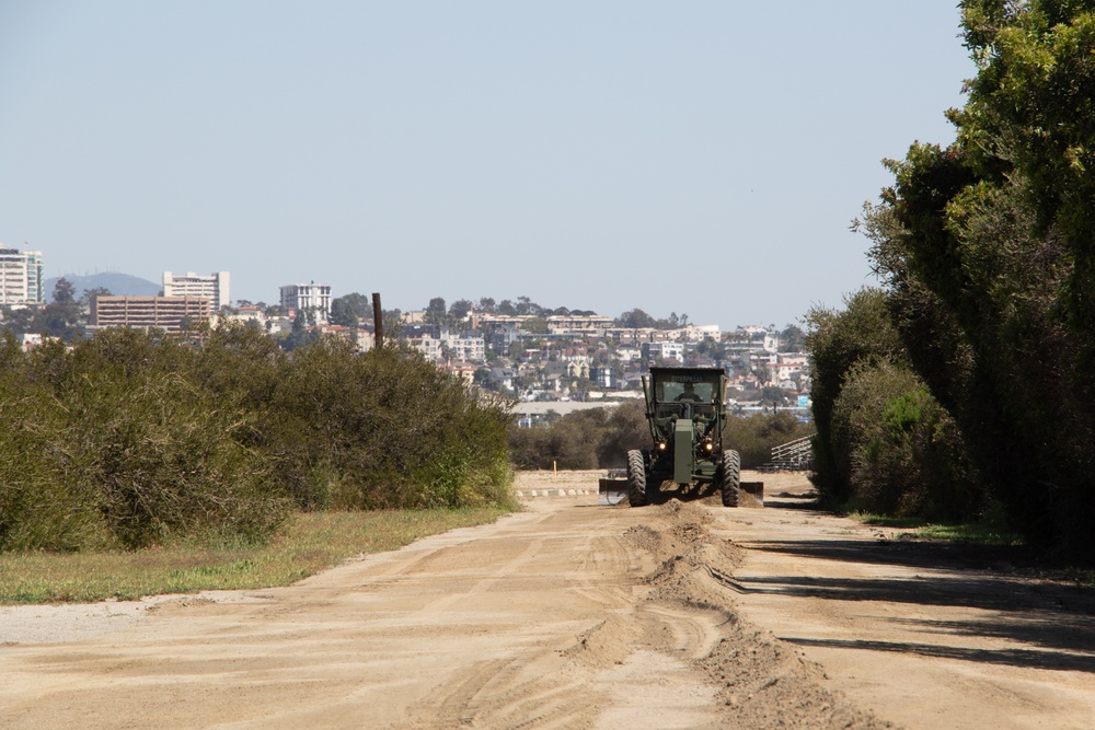 ACB 1 conducts road work on MCRD