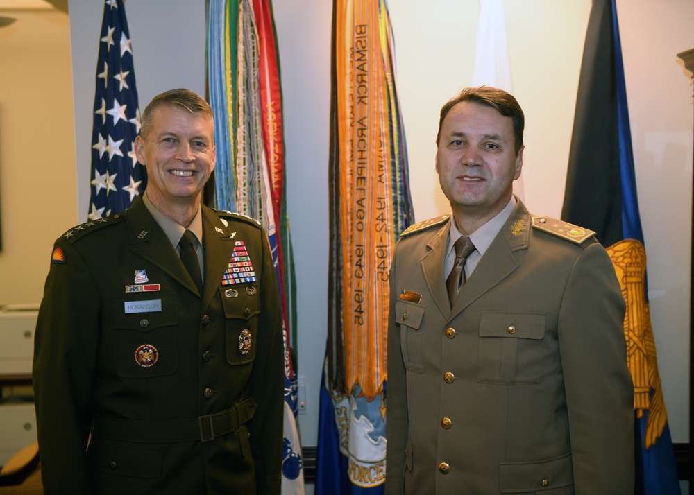 Gen. Hokanson Bosnia and Herzegovina office call