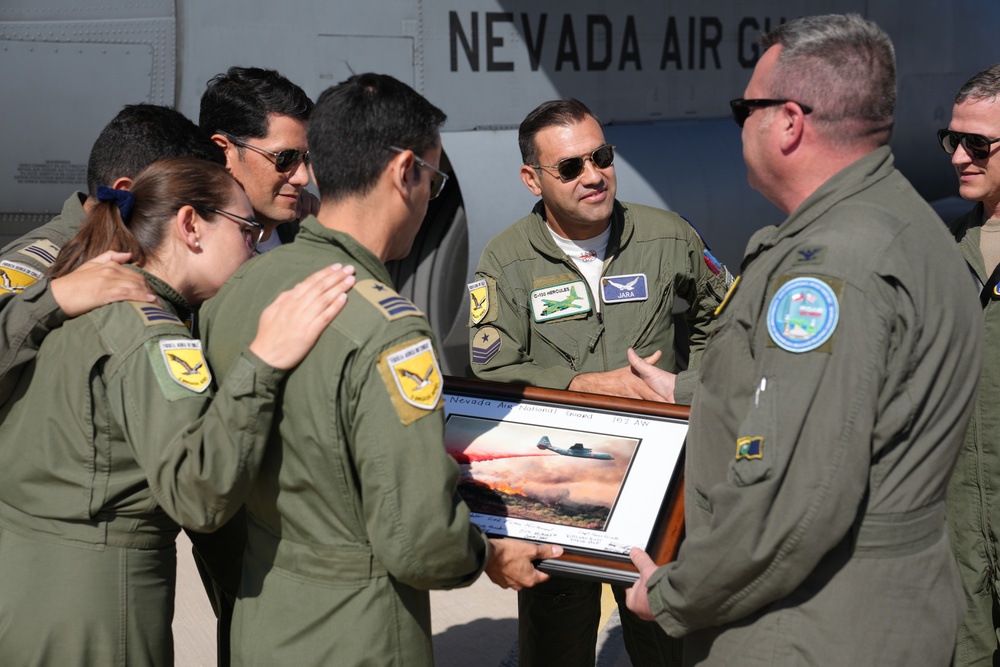 Nevada Air National Guard builds partnerships at FIDAE