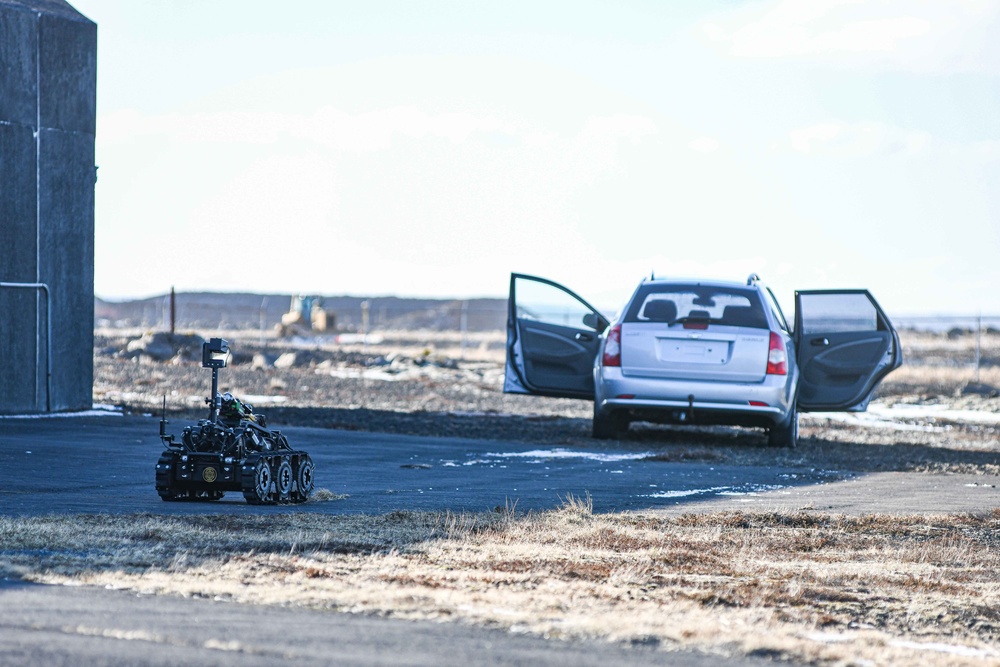 Icelandic Police disarm simulated IED