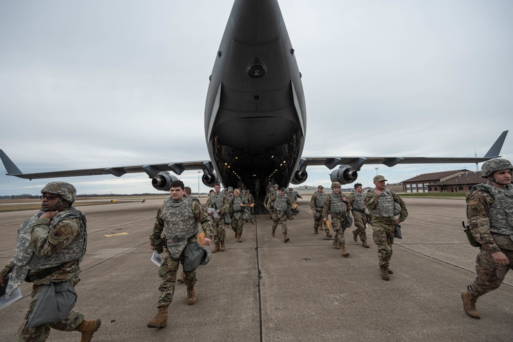 Airmen Conduct Deployment Training