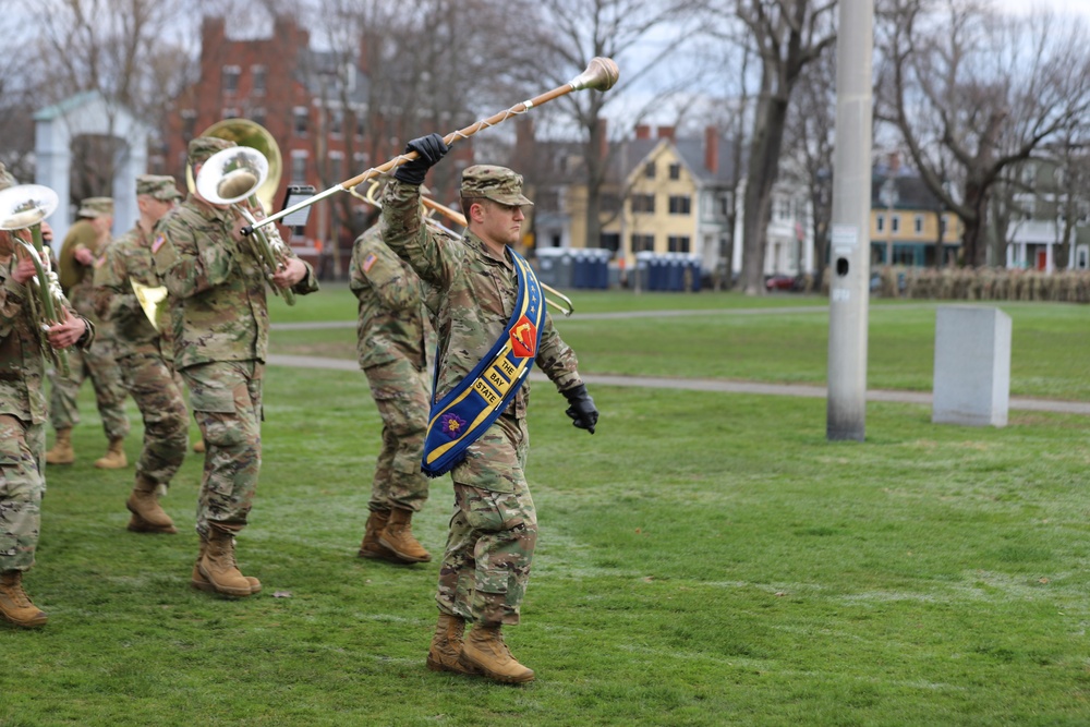 Massachusetts National Guard attends the 385th Anniversary of the Salem Muster