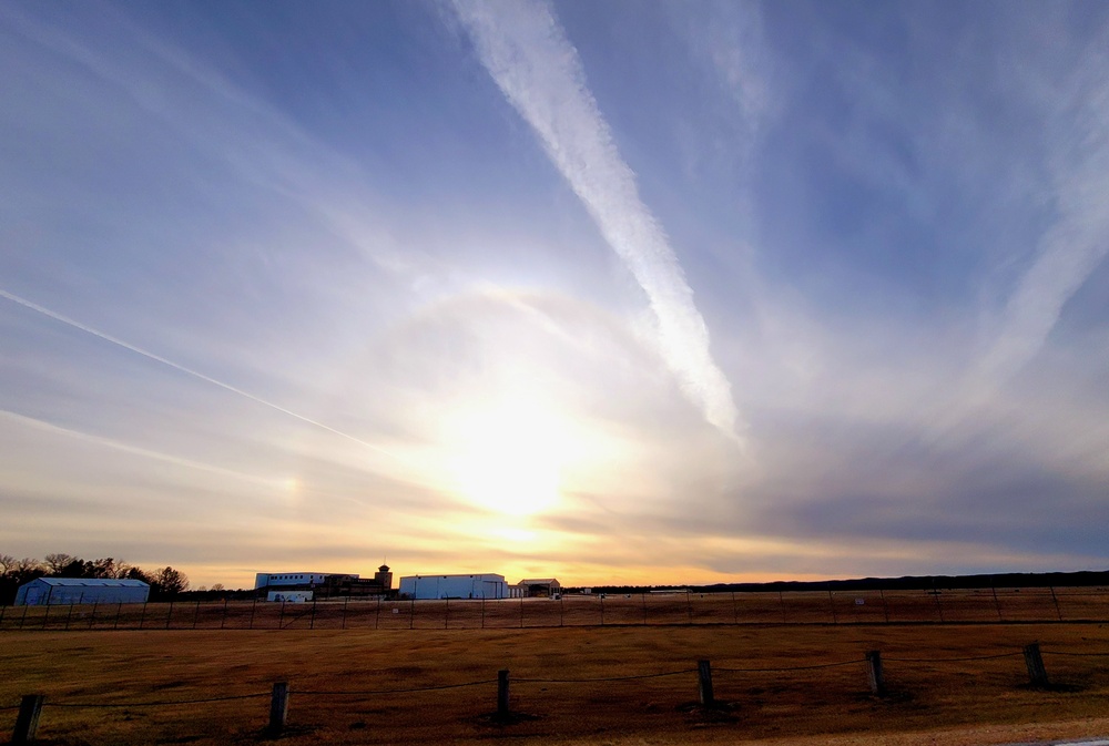 Sunset at Sparta-Fort McCoy Airport