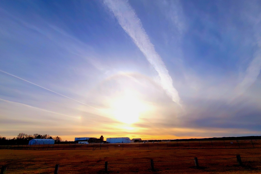 Sunset at Sparta-Fort McCoy Airport