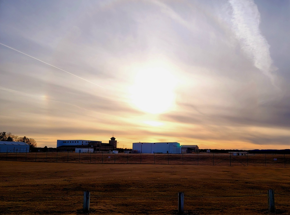 Sunset at Sparta-Fort McCoy Airport