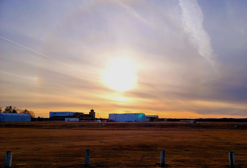 Sunset at Sparta-Fort McCoy Airport