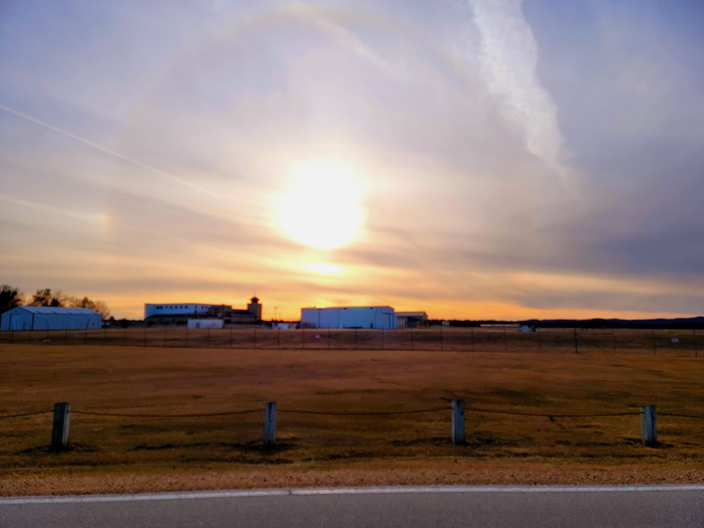 Sunset at Sparta-Fort McCoy Airport