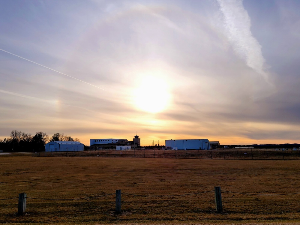 Sunset at Sparta-Fort McCoy Airport