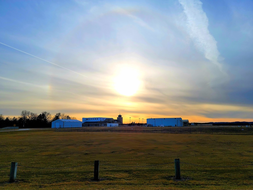 Sunset at Sparta-Fort McCoy Airport