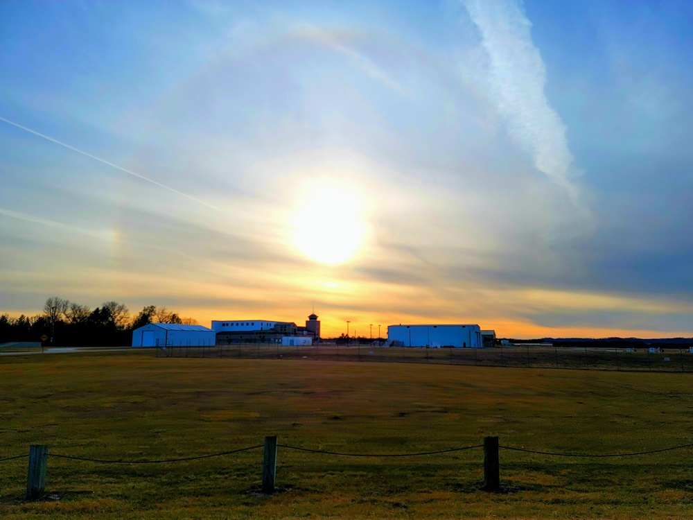 Sunset at Sparta-Fort McCoy Airport