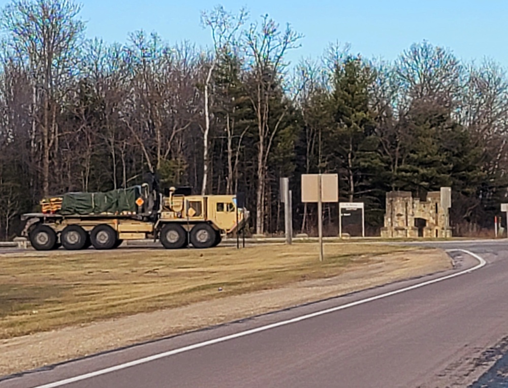 Weekend training operations at Fort McCoy