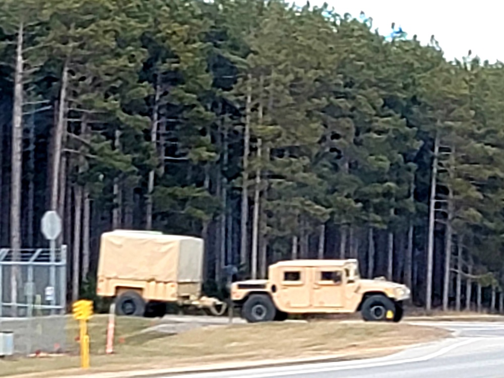 Weekend training operations at Fort McCoy