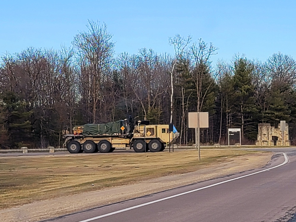 Weekend training operations at Fort McCoy