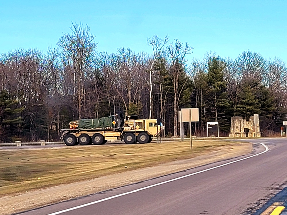 Weekend training operations at Fort McCoy