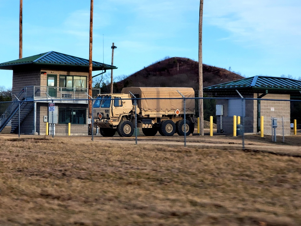 Weekend training operations at Fort McCoy