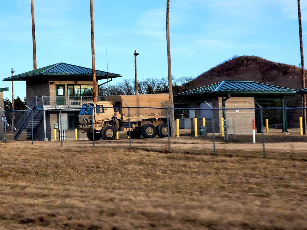 Weekend training operations at Fort McCoy