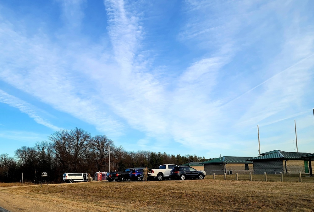 Weekend training operations at Fort McCoy