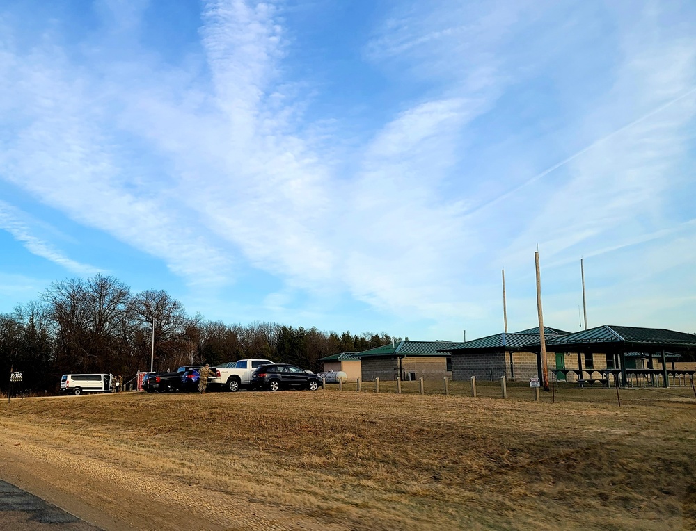 Weekend training operations at Fort McCoy