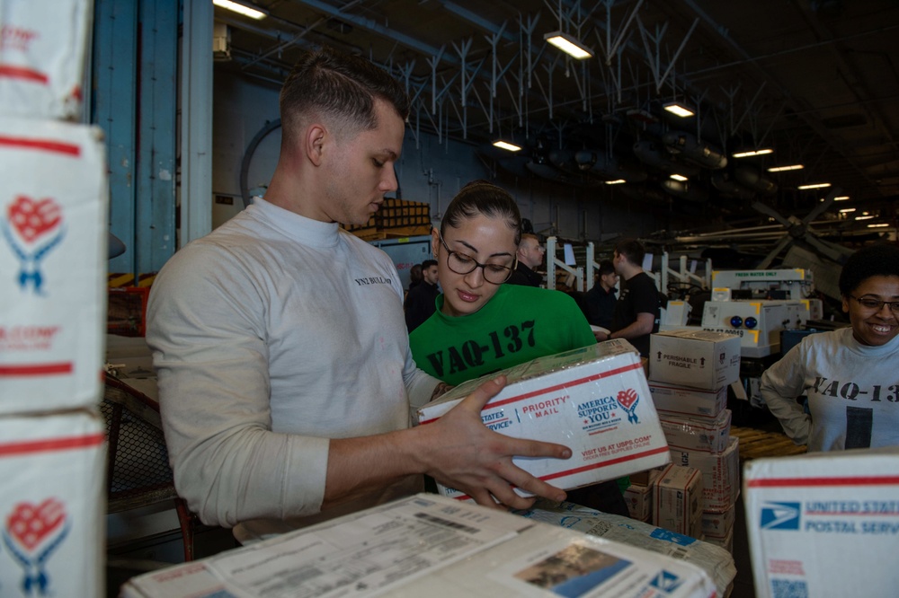 The Harry S. Truman Carrier Strike Group is on a scheduled deployment in the U.S. Sixth Fleet area of operations in support of naval operations to maintain maritime stability and security.