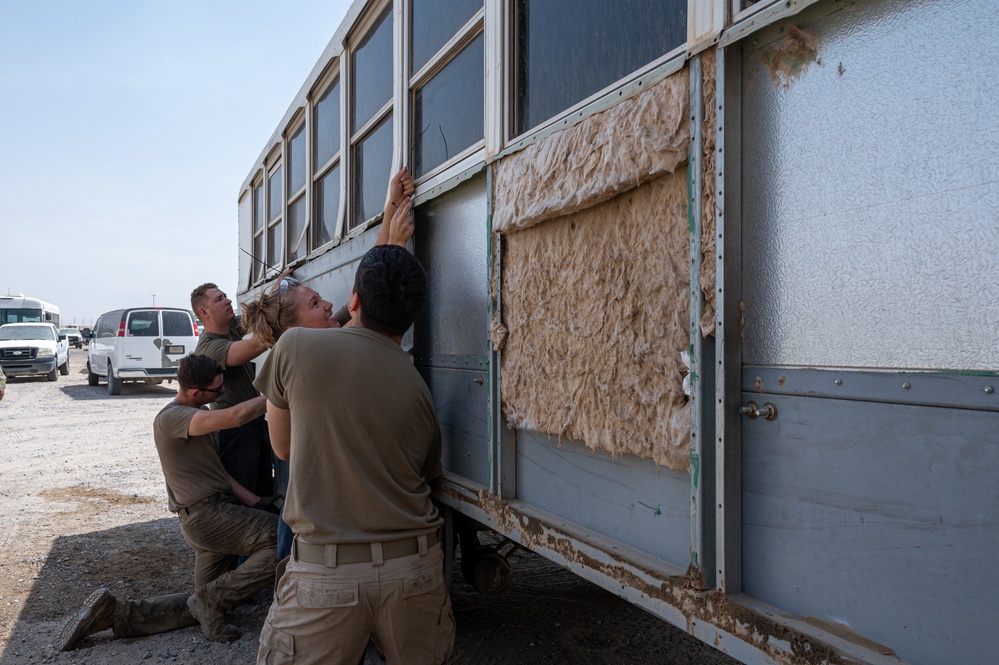 Vehicle Management Airmen work day and night to keep vehicles serviceable
