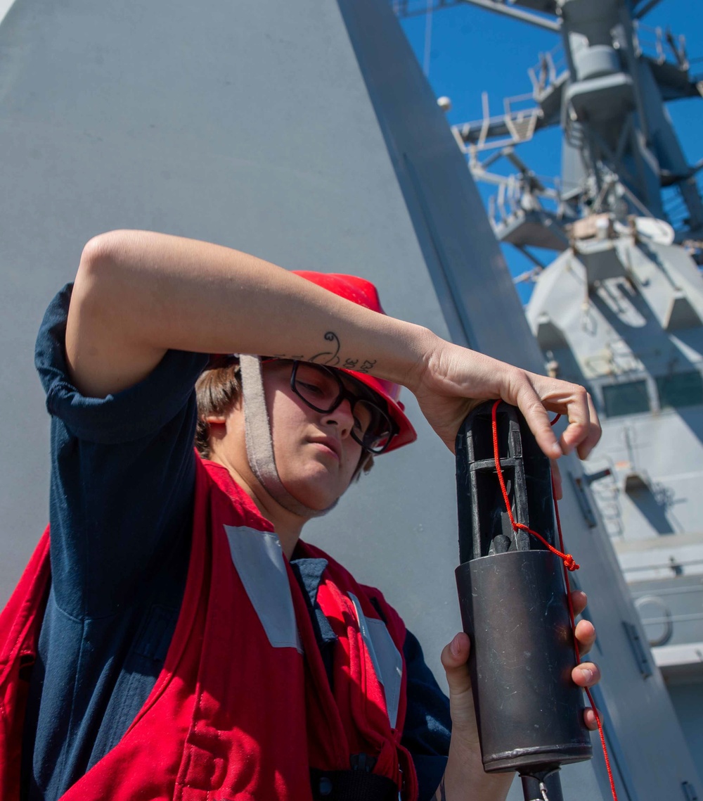 USS Jason Dunham (DDG 109) Conducts Replenishment-at-Sea With USNS Laramie (T-AO-203)