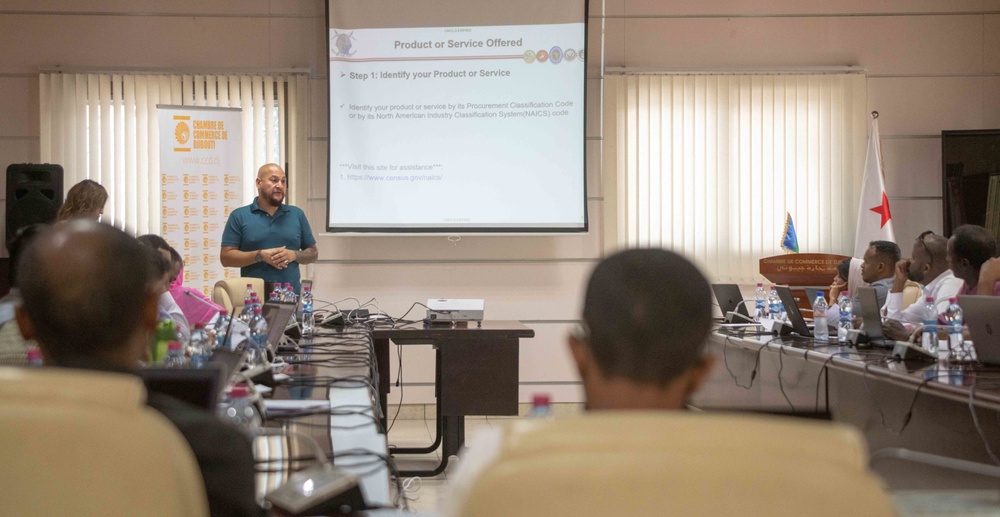 Contractor Information Event at the Djibouti Chamber of Commerce