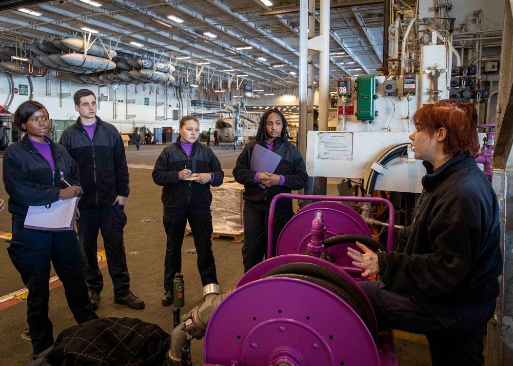 GHWB Sailors Learn About Preventive Maintenance