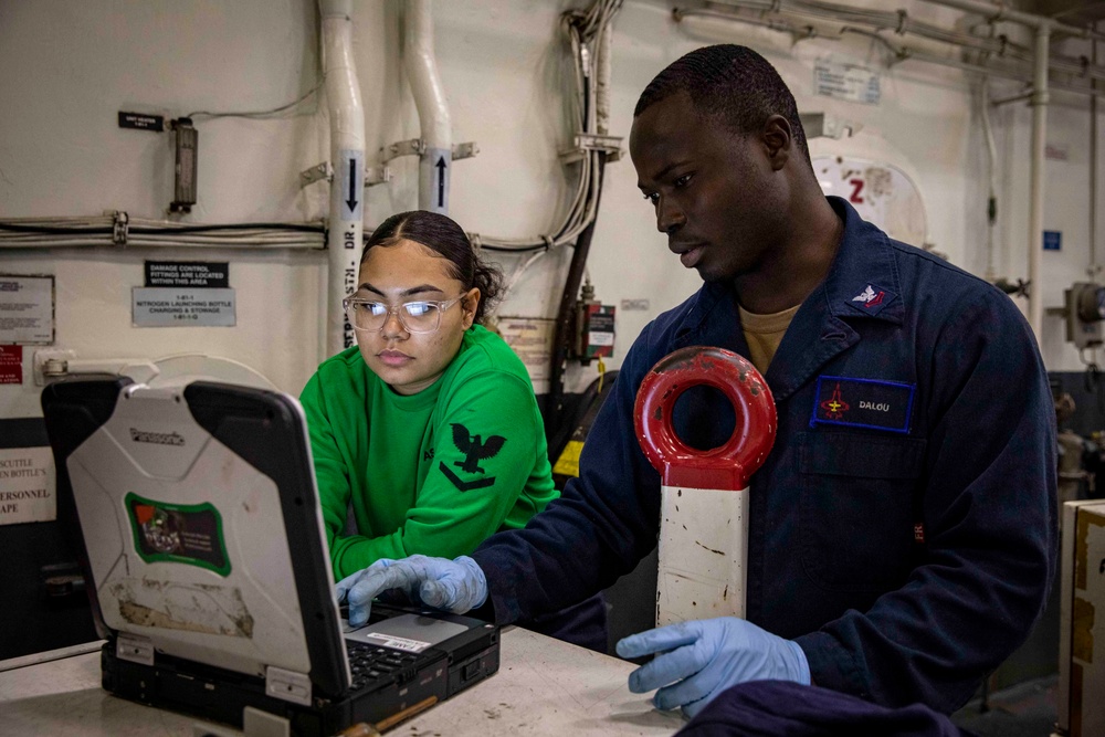 GHWB Sailors Complete Preventive Maintenance